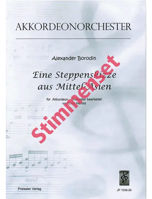 Eine Steppenskizze aus Mittelasien